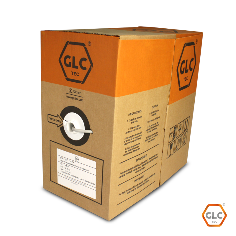 Cable Utp Interior Cat6 X 305 Mts Glc Max Lszh