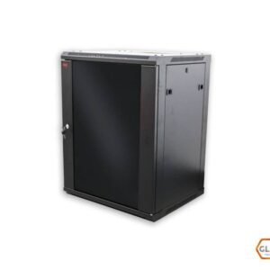 Eco Mural Glc 15U - 450 Mm - 19" Pta. Crist./4Soportes  Desarmados