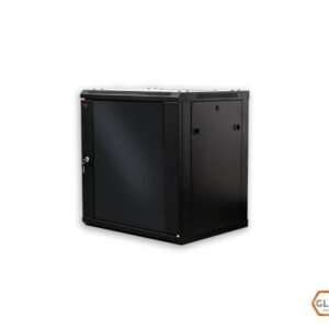Eco Mural Glc 9U - 450 Mm - 19" Pta. Crist./4Soportes  Desarmados