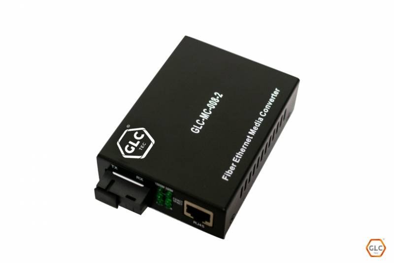 10/100/1000M Single Fiber Sm Media Converter,1550Nm,60Km Sc