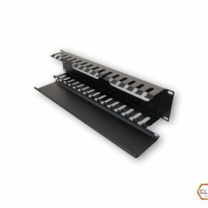 Organizador De Cable De 2U C/Tapa