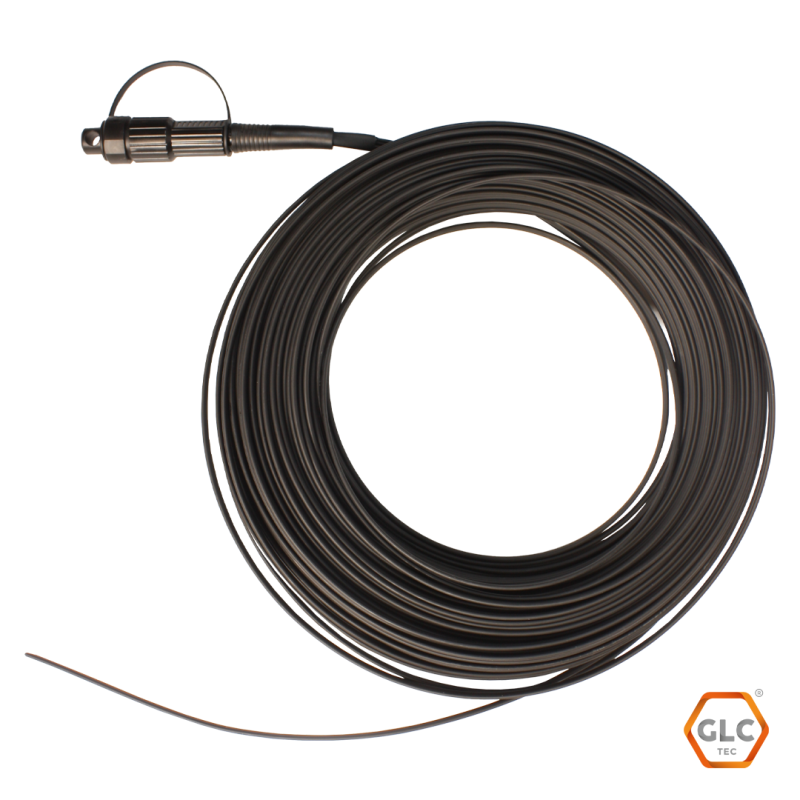 Pigtail Drop Flat Dielectric Spam 80 Flat Fast Connect Sc/Apc Sm 100Mts - Imagen 2