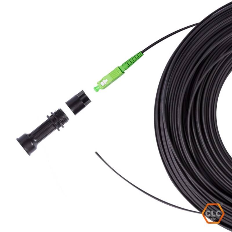 Pigtail Drop Flat Dielectric Spam 80 Connector Sc/Apc Sm 150Mts - Imagen 7