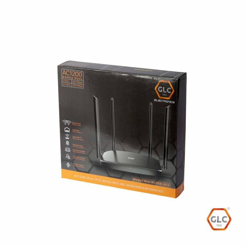 Ac1200 Dual-Band Router, 4*6Dbi Antena, Re/Wisp/Ap Mode, 10/100/1000Mbps - Imagen 4