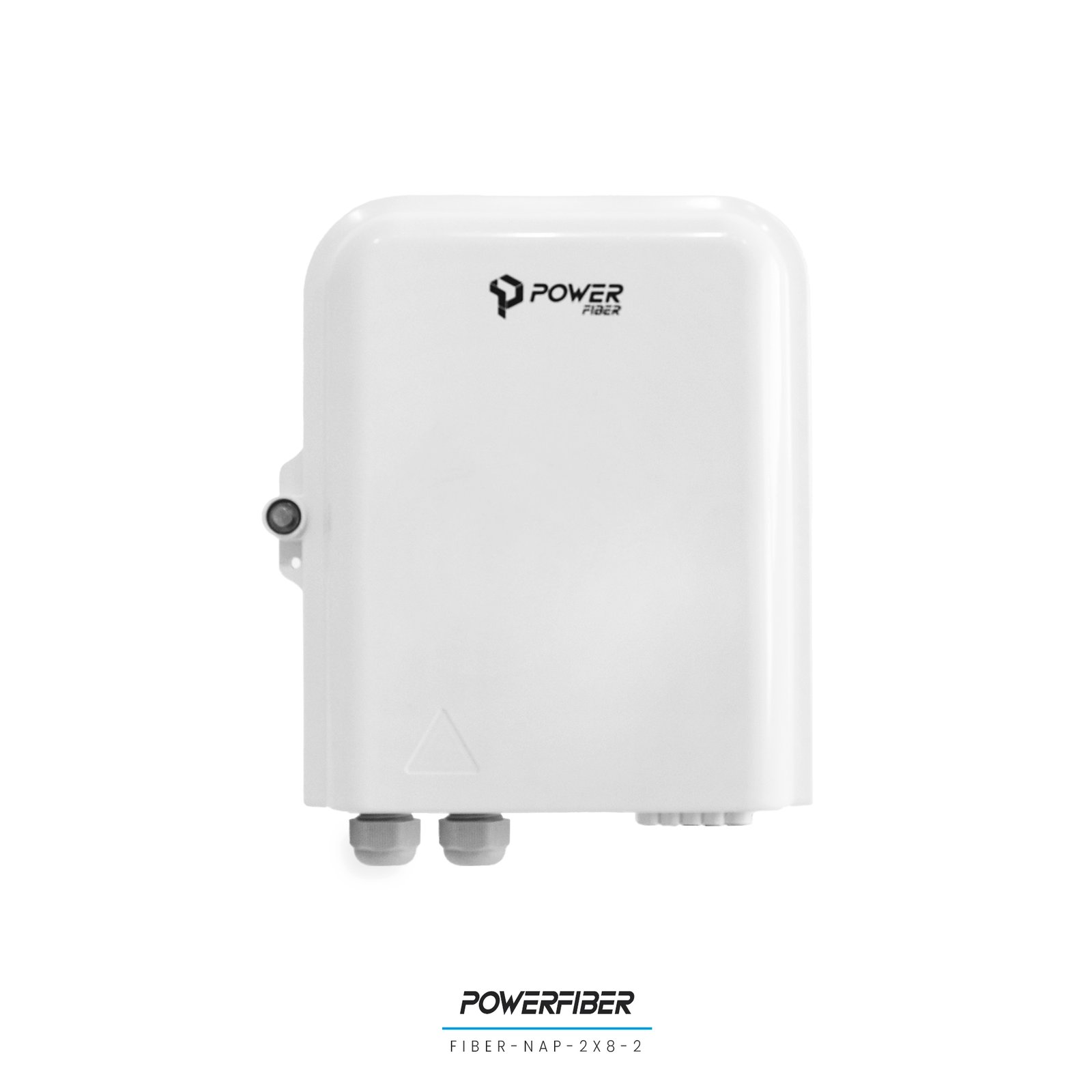 CAJA EXTERIOR FTTH 2X8 CON SPLITTER 1X8 CONECTOR SC/APC + 8 ADAPTADORES