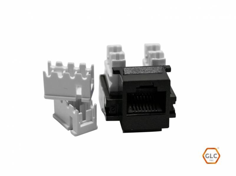 Jack Rj45 110 Idc,A/B, Negro - Imagen 2