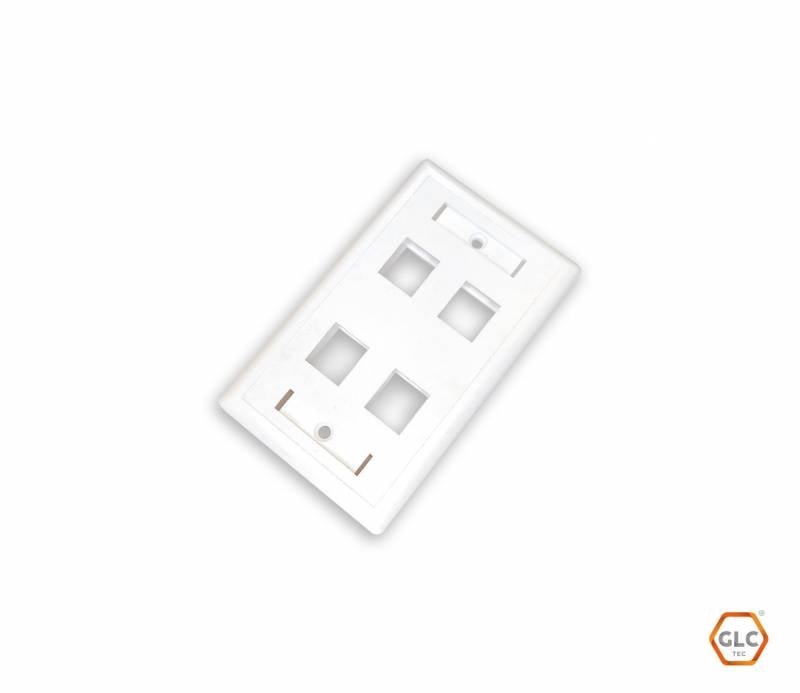 Face Plate 4 Port - Imagen 2