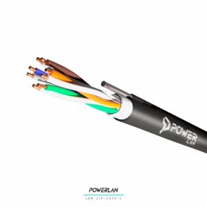 CABLE UTP CAT5E EXTERIOR DOBLE CUBIERTA CON TENSOR DE ACERO 305 METROS