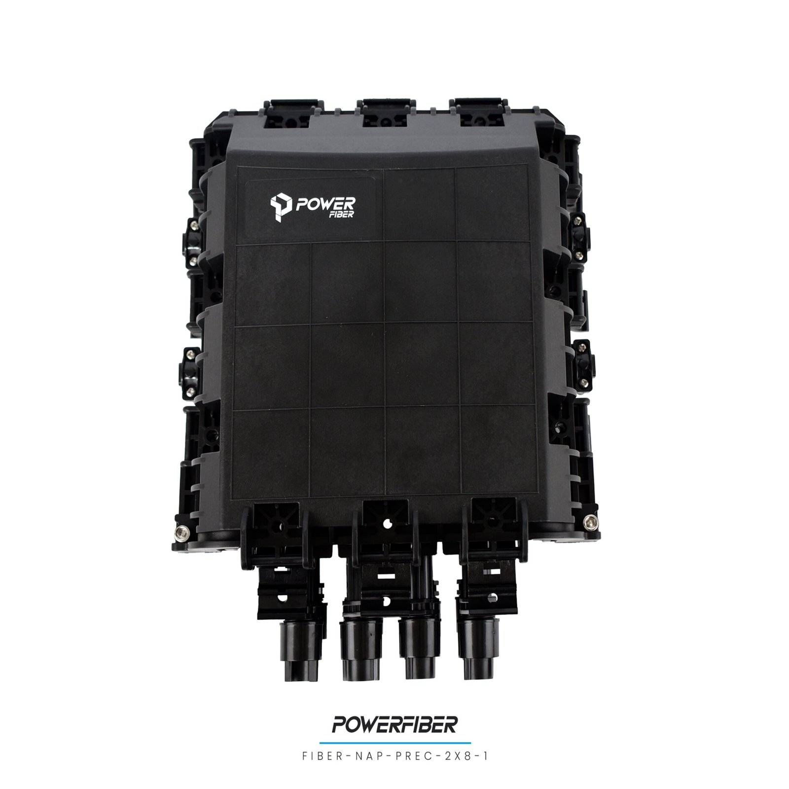 CAJA EXTERIOR FTTH PRECONECTORIZADA HORIZONTAL 2X8 CON SPLITTER 1X8 CONECTOR SC/APC