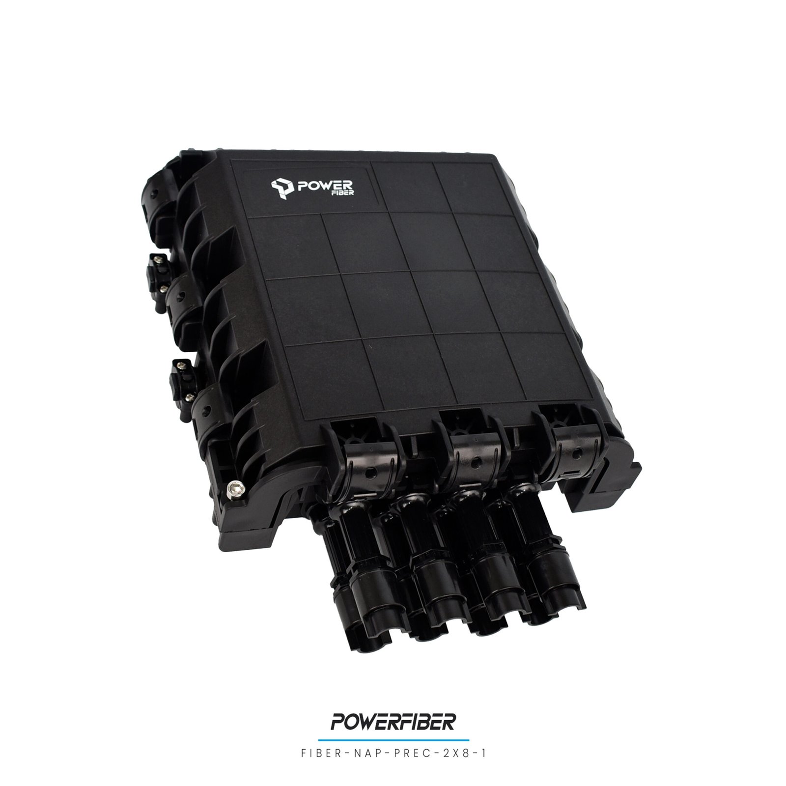 CAJA EXTERIOR FTTH PRECONECTORIZADA HORIZONTAL 2X8 CON SPLITTER 1X8 CONECTOR SC/APC - Imagen 2