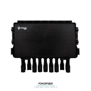 CAJA EXTERIOR FTTH PRECONECTORIZADA HORIZONTAL 4X16 CON SPLITTER 1X16  CONECTOR SC/APC