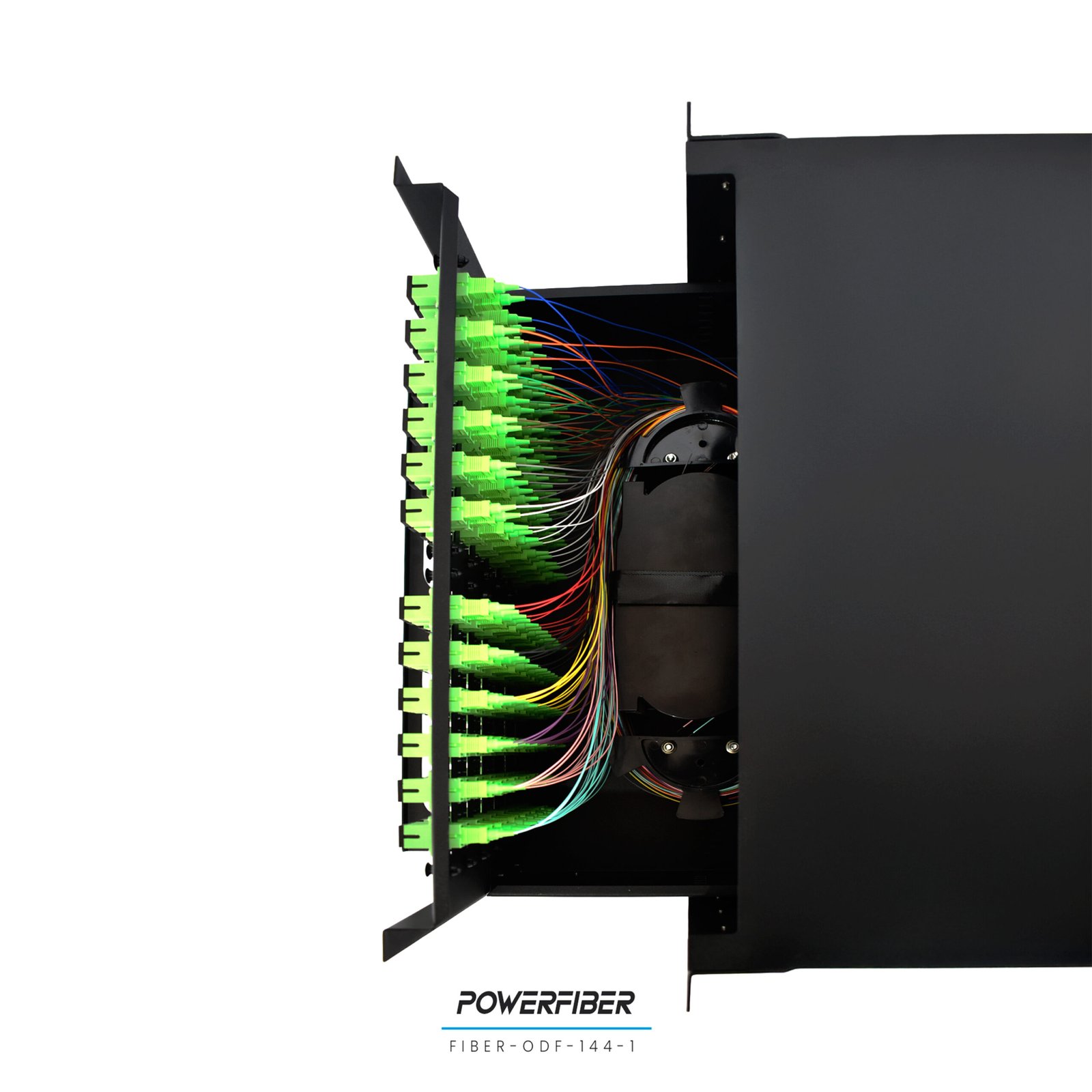 DISTRIBUIDOR DE FIBRA OPTICA 144 PUERTOS CON ADAPTADOR SC/APC CON PIGTAILS - Imagen 4