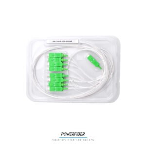 PLC SPLITTER MONOMODO 1X8 CON CONECTOR SC/APC