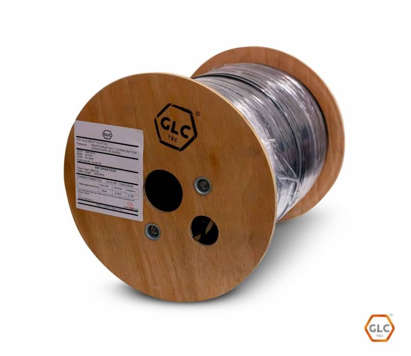 Drop Cable Flat 1 Cores Sm Fig.8 C/Portante De Acero X 1000 Mts - Imagen 2