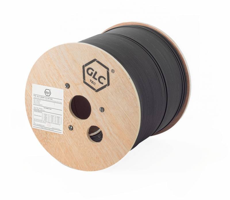 Drop Cable Flat 4 Cores Sm Fig.8 C/Portante Dielectrico X 1000 Mts - Imagen 2