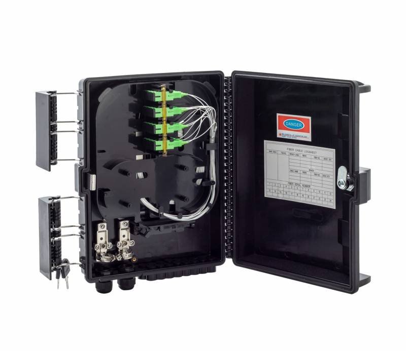 Fdb Caja Exterior Ftth 2X16 Completa C/Agarre Reforzado Negro - Imagen 3