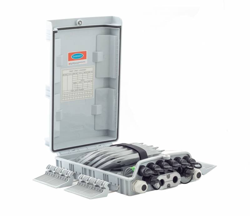 Fdb Caja Exterior Ftth 2X8 Easy Connect + Split 1X8 Sc/Apc C/Derivacion - Imagen 3