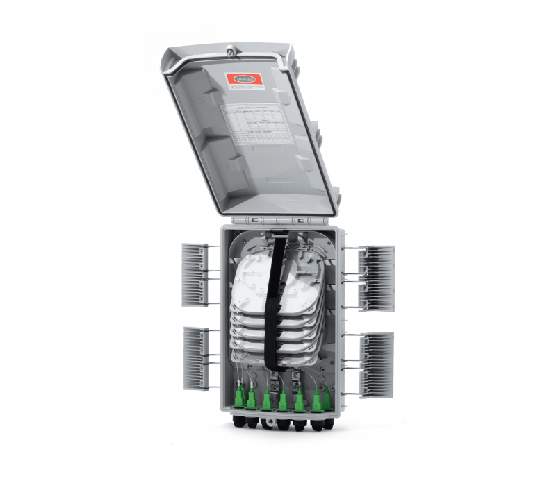Fdb Caja Exterior Ftth 2X8 Preconnect Split 1X8 C/Sangria + Accesorio P/ Reserva - Imagen 3