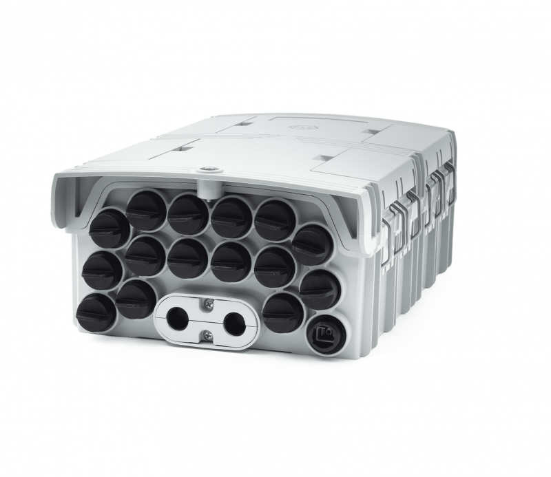 Fdb Caja Exterior Ftth 2X16 Preconnect Split 1X8 Sc/Apc. C/Sangria + Accesorio P/ Reserva - Imagen 6