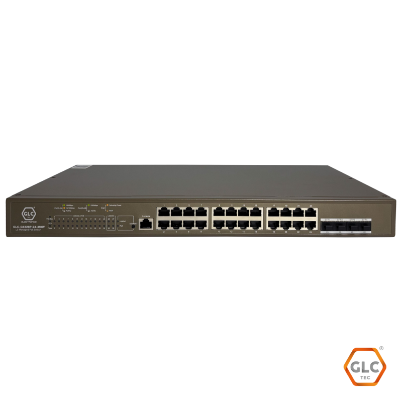 24 X 10/100/1000, 4 X 1000 Base-X Sfp, 1 X Console Port, Layer-3 Managed Poe Switch, 6Kv Lightning Protection,Vlan, Cloud And App Management - Imagen 3
