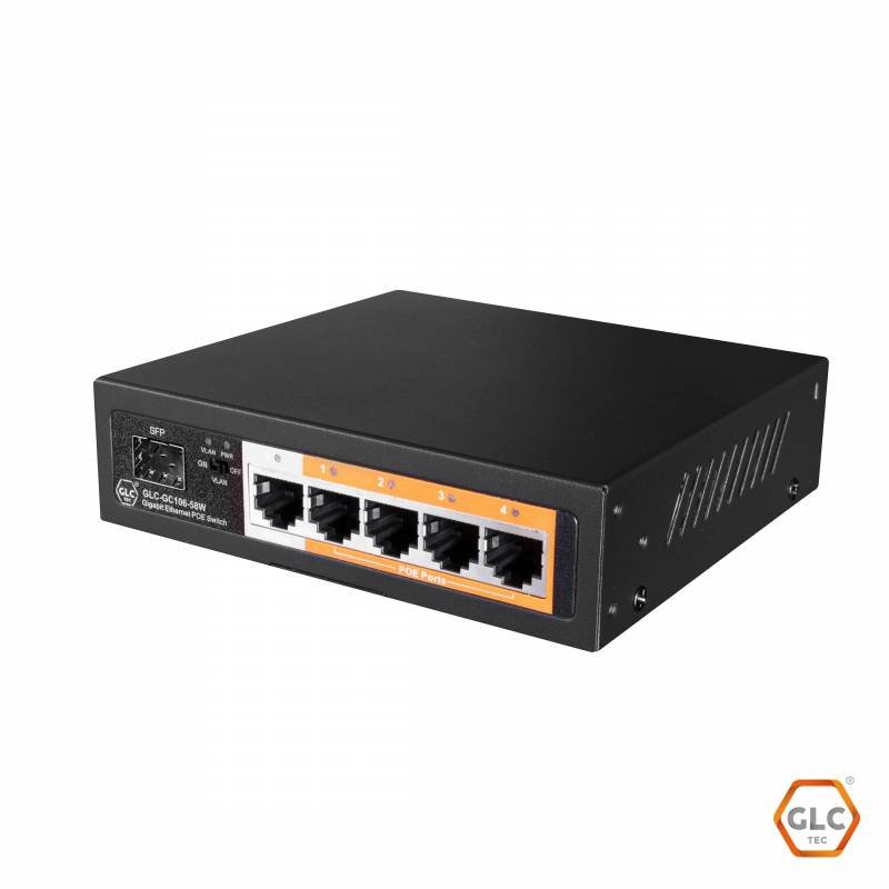 Switch 4 Ports Poe *10/100/1000Mbps + 1 Port 10/100/1000 Uplink + 1 Slot Sfp - Imagen 4