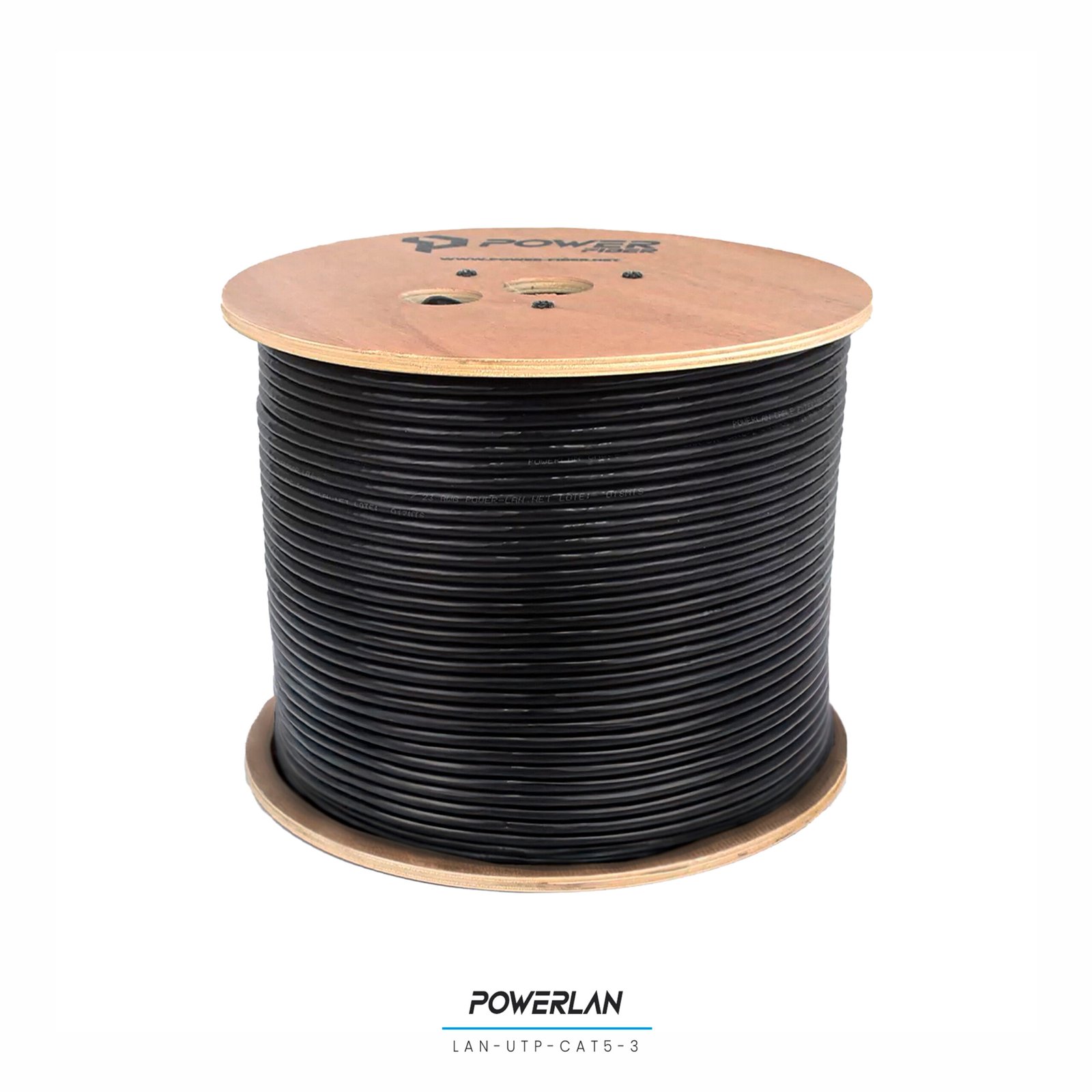 CABLE UTP CAT5E EXTERIOR DOBLE CUBIERTA CON TENSOR DE ACERO 305 METROS - Imagen 2