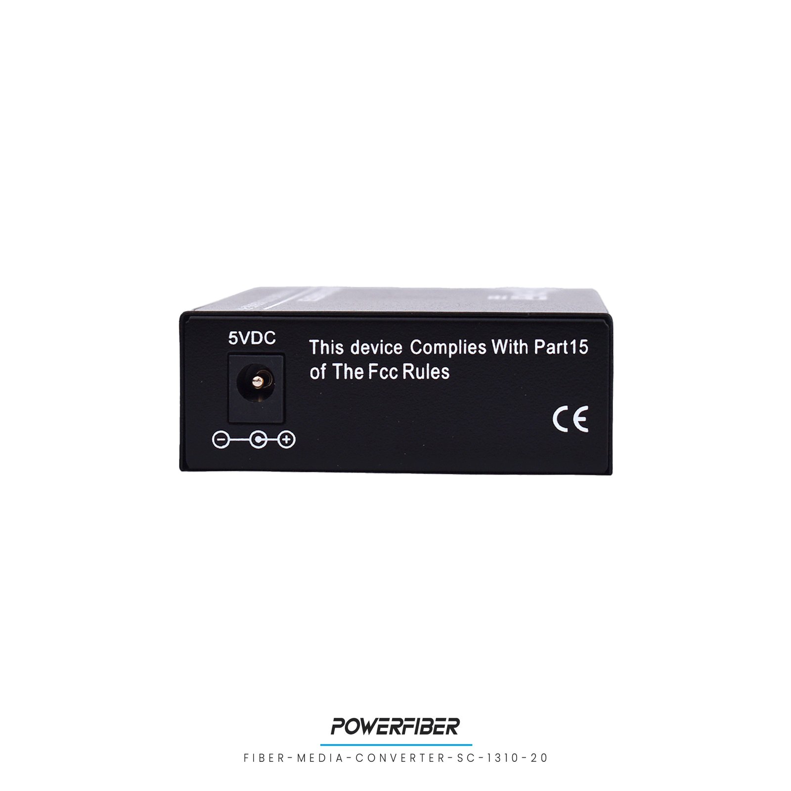 MEDIA CONVERTER MONOMODO 10/100 1310nm 20KM CON CONECTOR SC - Imagen 2