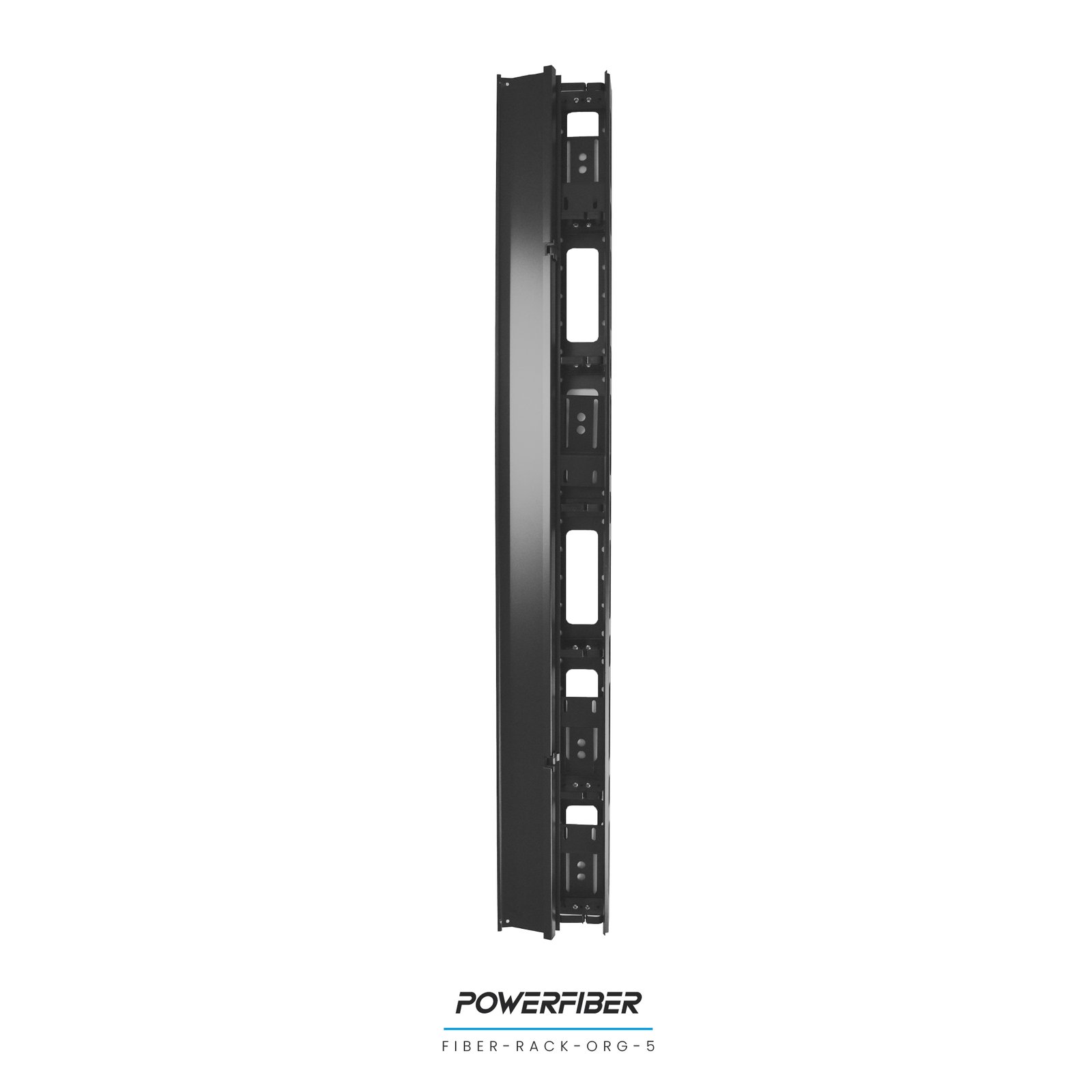 ORGANIZADOR DE CABLEADO VERTICAL CON TAPA 30 UNIDADES - Imagen 2