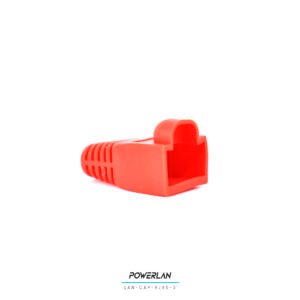 CAPUCHON PARA PLUG RJ45 100 UNIDADES ROJO